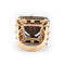 Bague 57 Bague en or 14 carats, corail, onyx et diamants taille ancienne 58 Facettes 23130