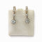 Boucles d'oreilles Dormeuses anciennes en or 18K deux tons et diamants 58 Facettes BO-DORM.DT