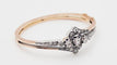 Bracelet Bracelet XIXe siècle en or rose, argent et diamants 58 Facettes 32756