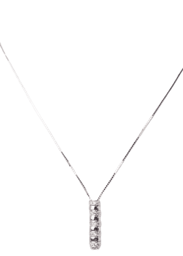 Collier Collier en or blanc et diamants 58 Facettes 31978