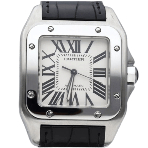 Montre Cartier Santos 100 XL - Montre en acier 58 Facettes MT45649