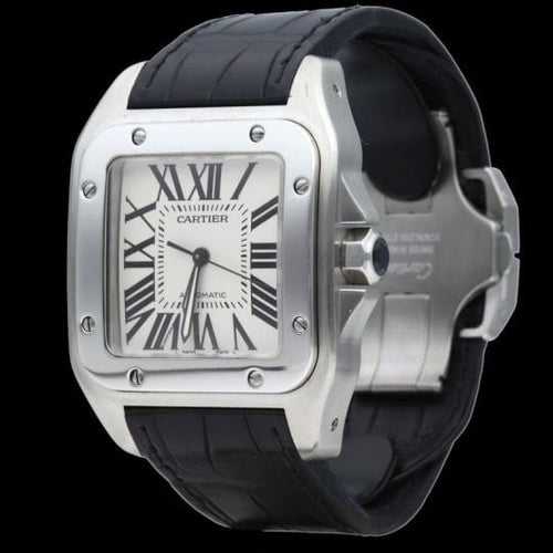 Montre Cartier Santos 100 XL - Montre en acier 58 Facettes MT45649
