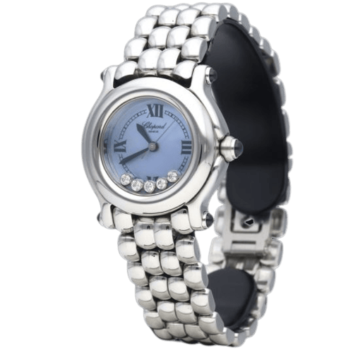 Montre Chopard Happy Sport Mini - Montre en acier cadran nacré 58 Facettes MT44769