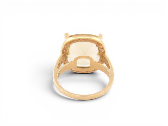 Bague 49 Mauboussin Couleur d'Amour - Bague en or jaune, citrine, saphirs et diamants 58 Facettes 275399