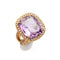Bague 51 Bague Lilas en or rose 18k, améthyste et diamants 58 Facettes 259