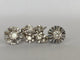 Boucles d'oreilles Boucles d'oreilles pendantes vintage en or blanc 18 ct et diamants 58 Facettes earrings