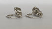Boucles d'oreilles Boucles d'oreilles pendantes vintage en or blanc 18 ct et diamants 58 Facettes earrings