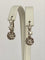 Boucles d'oreilles Boucles d'oreilles pendantes vintage en or blanc 18 ct et diamants 58 Facettes earrings