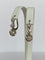 Boucles d'oreilles Boucles d'oreilles pendantes vintage en or blanc 18 ct et diamants 58 Facettes earrings