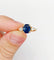 Bague 49 Bague vintage en or 18k avec saphir naturel et diamants 58 Facettes A07347