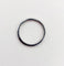 Bague 56 Alliance américaine Art déco en or blanc 18k et diamants 58 Facettes A07350