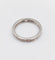Bague 56 Alliance américaine Art déco en or blanc 18k et diamants 58 Facettes A07350