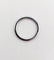 Bague 56 Alliance américaine Art déco en or blanc 18k et diamants 58 Facettes A07350