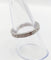 Bague 56 Alliance américaine Art déco en or blanc 18k et diamants 58 Facettes A07350