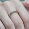 Bague 54 Bague en or 18k et tsavorites 58 Facettes BOR19