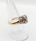 Bague 54 Bague marguerite antique en or 18k, argent et diamants taille rose 58 Facettes A07359