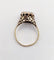 Bague 54 Bague marguerite antique en or 18k, argent et diamants taille rose 58 Facettes A07359
