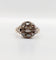 Bague 54 Bague marguerite antique en or 18k, argent et diamants taille rose 58 Facettes A07359