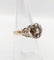Bague 54 Bague marguerite antique en or 18k, argent et diamants taille rose 58 Facettes A07359
