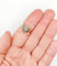 Bague 54 Bague marguerite antique en or 18k, argent et diamants taille rose 58 Facettes A07359