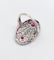 Bague 48 Bague marquise Art déco en or blanc 18k, rubis et diamants 58 Facettes A07360