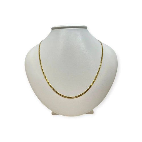 Collier Chaîne maille marine en or jaune 18K 58 Facettes 330095487