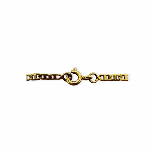 Collier Chaîne maille marine en or jaune 18K 58 Facettes 330095487