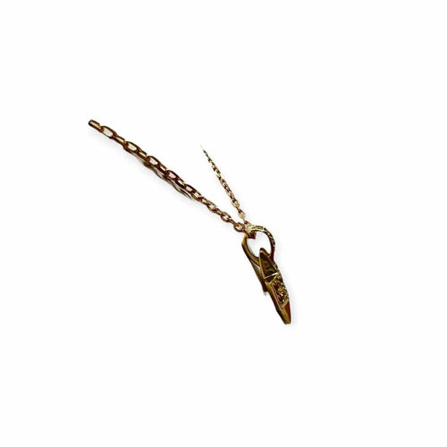 Pendentif Pomellato - Pendentif croix en or jaune et diamants jaunes 58 Facettes 330093208