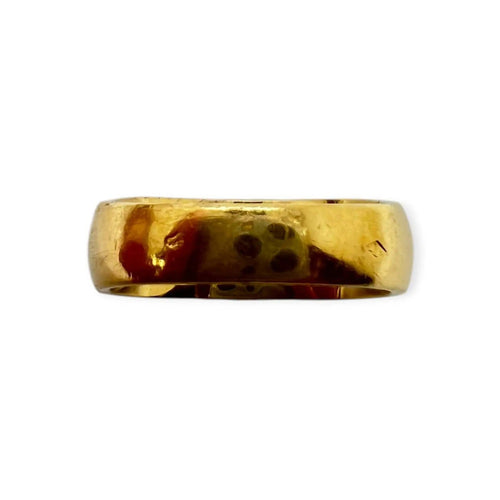 Bague 49 Bague en or jaune 750 et pavage de diamants 58 Facettes 330094071
