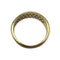 Bague 49 Bague en or jaune 750 et pavage de diamants 58 Facettes 330094071