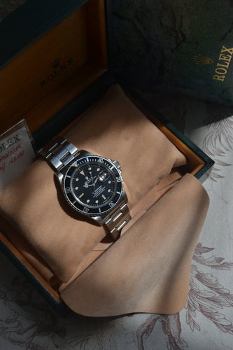 Montre Rolex Submariner - Montre référence 168000 en acier 58 Facettes Rolex SUB001