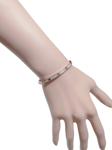 Bracelet Cartier Love - Bracelet PM en or rose pavé diamants 58 Facettes jnci72