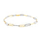 Bracelet Dinh Van - Bracelet vintage en or jaune et or blanc 58 Facettes 35709