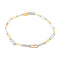 Bracelet Dinh Van - Bracelet vintage en or jaune et or blanc 58 Facettes 35709