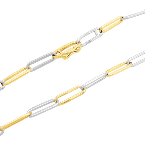 Bracelet Dinh Van - Bracelet vintage en or jaune et or blanc 58 Facettes 35709