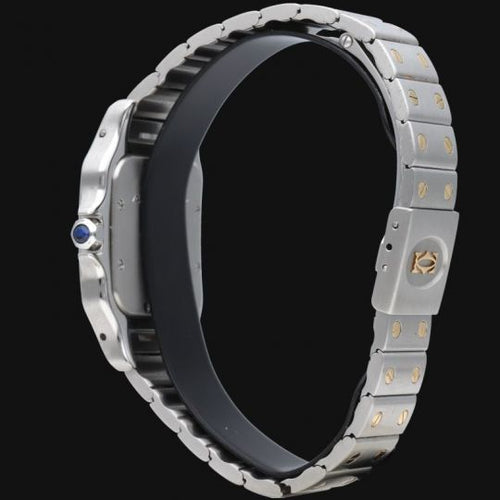Montre Cartier Santos Galbée - Montre en or jaune et acier 58 Facettes MT45911