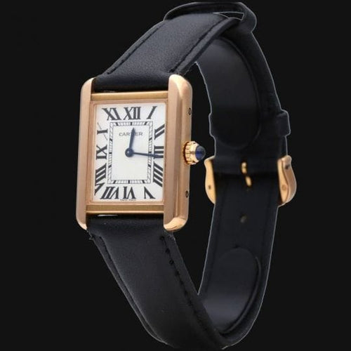 Montre Cartier Tank Solo - Montre en or jaune et acier 58 Facettes MT45770