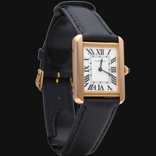 Montre Cartier Tank Solo - Montre en or jaune et acier 58 Facettes MT45770
