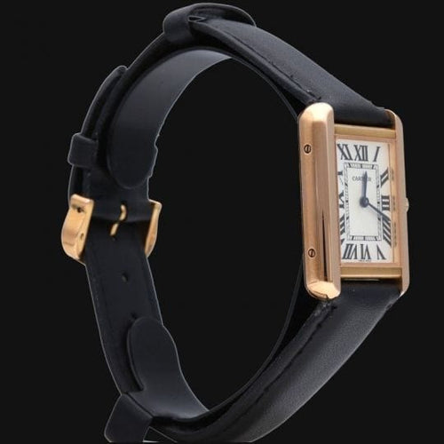 Montre Cartier Tank Solo - Montre en or jaune et acier 58 Facettes MT45770