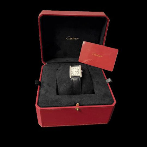 Montre Cartier Tank Solo - Montre quartz en cuir 58 Facettes MT46785