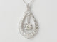 Collier Art déco - Collier en or blanc et diamants 58 Facettes 33429