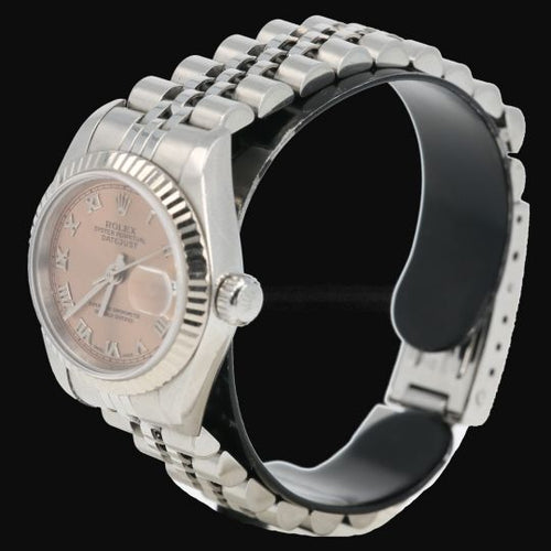 Montre Rolex Lady-Datejust - Montre 26 mm en acier et or blanc 58 Facettes MT46957