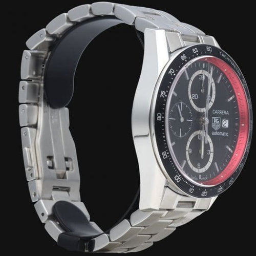 Montre TAG Heuer Carrera - Montre Calibre 16 chronographe en acier 58 Facettes MT46522