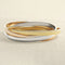 Bracelet Cartier Trinity - Bracelet Large en or gris, rose et jaune 58 Facettes OC-62800099