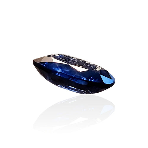 Bague Cyanite chromifère - Pierre ovale mixte de Madagascar 2,12 ct 58 Facettes #24-104-CNCHBLR