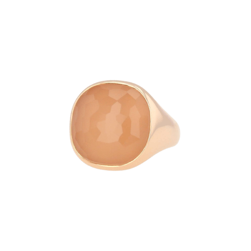 Bague 53 Pomellato Victoria - Bague en or 18 carats avec quartz rose 58 Facettes 499A24_M