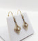 Boucles d'oreilles Dormeuses Art nouveau en or 18k et perle 58 Facettes A07369