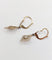 Boucles d'oreilles Dormeuses Art nouveau en or 18k et perle 58 Facettes A07369