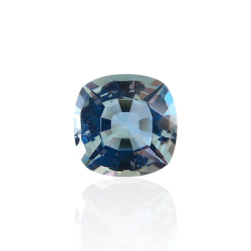 Pendentif Topaze Sky-Blue - Pierre coussin mixte du Brésil 7,085 ct 58 Facettes #24-109-TPSB
