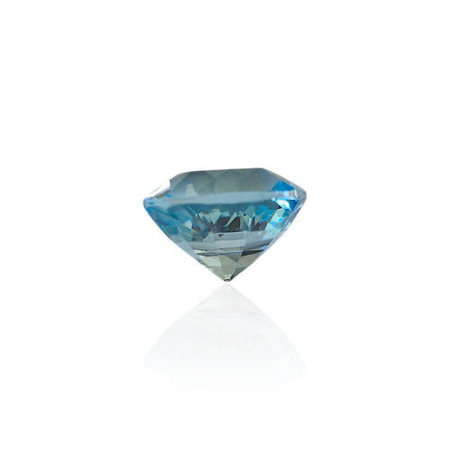 Pendentif Topaze Sky-Blue - Pierre coussin mixte du Brésil 7,085 ct 58 Facettes #24-109-TPSB